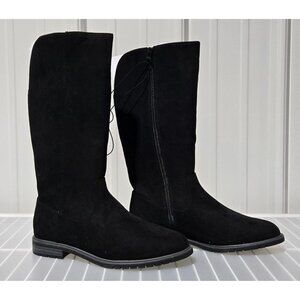Cat & Jack Black Tall Girls' Boots
